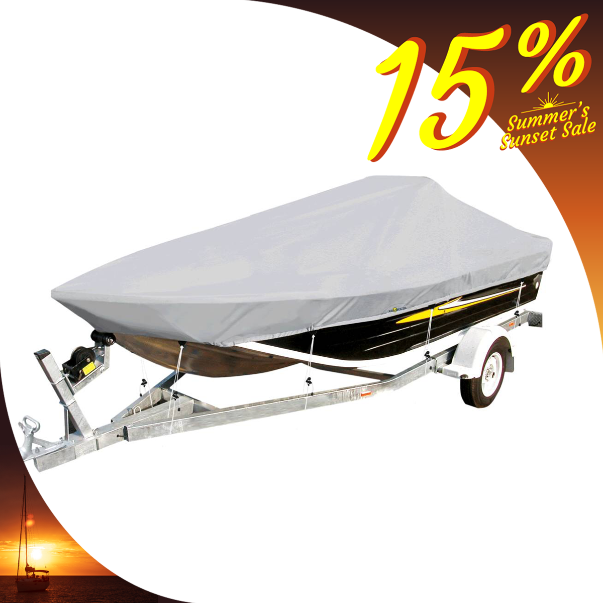 Side Console Boat Cover 15% off