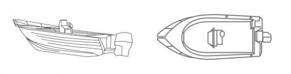 V-Hull Center Console Boat Style Icons