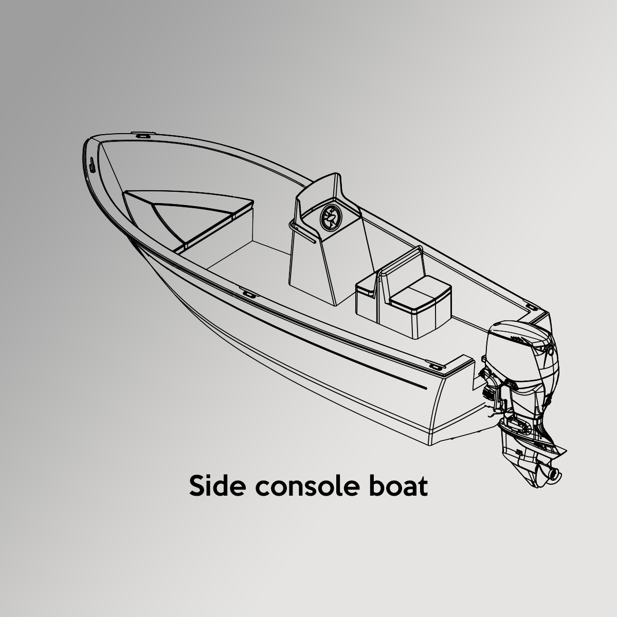 V-Hull Side Console Boat Style