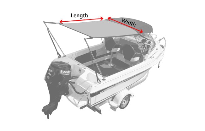 Bimini Boat Top Extension Kit - Expand Your Shade