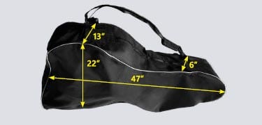 Outboard Motor Carry Bag Measurement Instructions