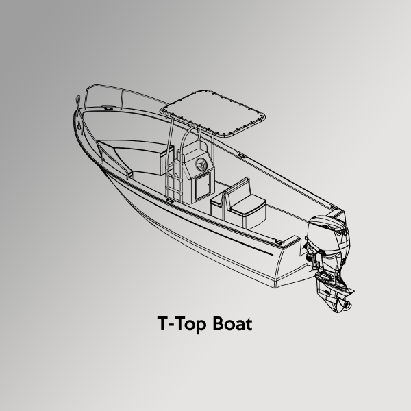 T-Top Boat Cover For Complete Protection
