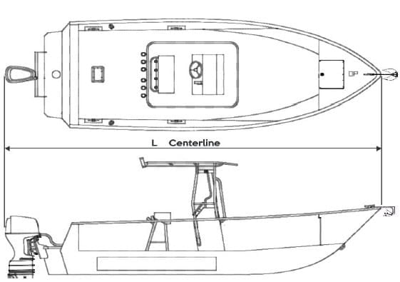 T-Top Boat Style Diagram