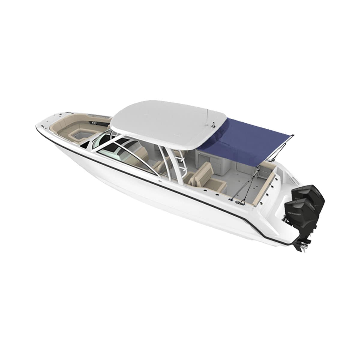 Extend Shade with Hard Top Stern Extension Kit