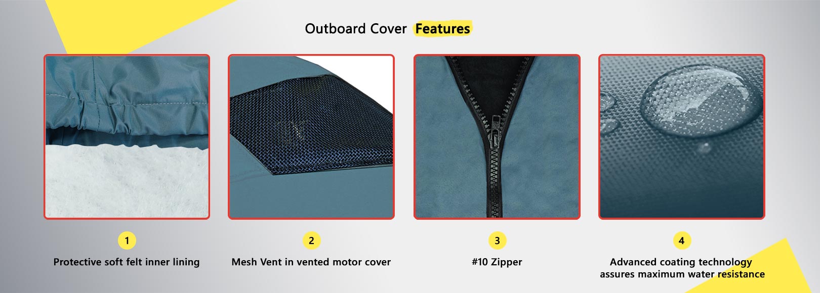 Cover Set (Full and Vented) for Yamaha Features Banner
