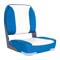 Deluxe Folding Boat Seat blue/white swatch