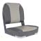 Deluxe Folding Boat Seat gray/charcoal swatch