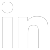 linkedin white logo