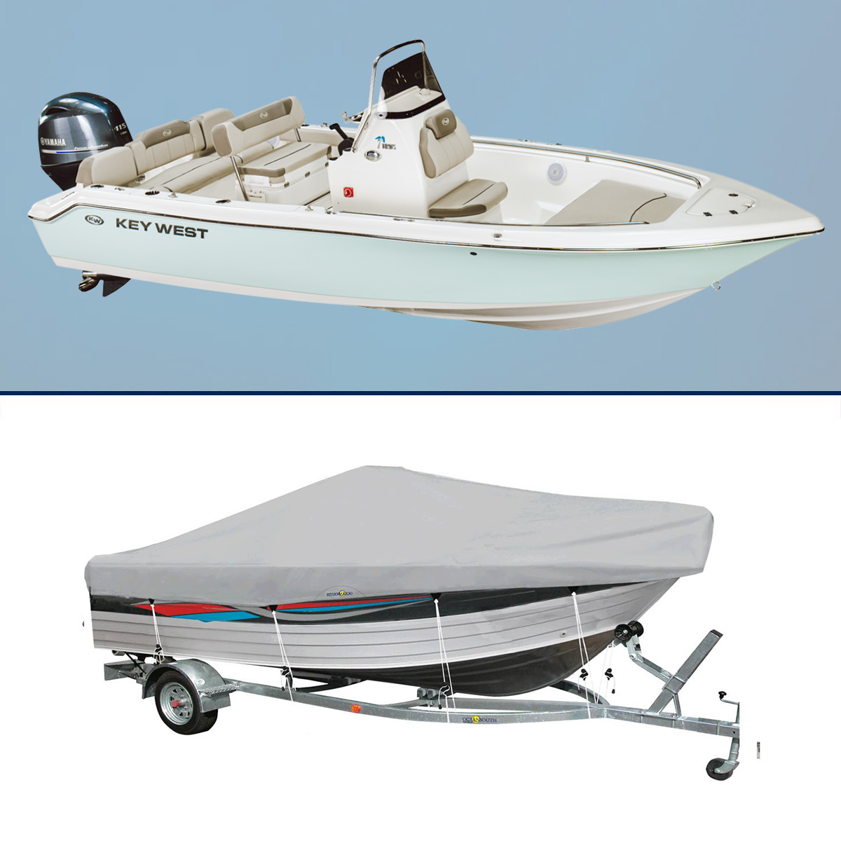 Boat Cover for Key West – Family Sportsman 189FS