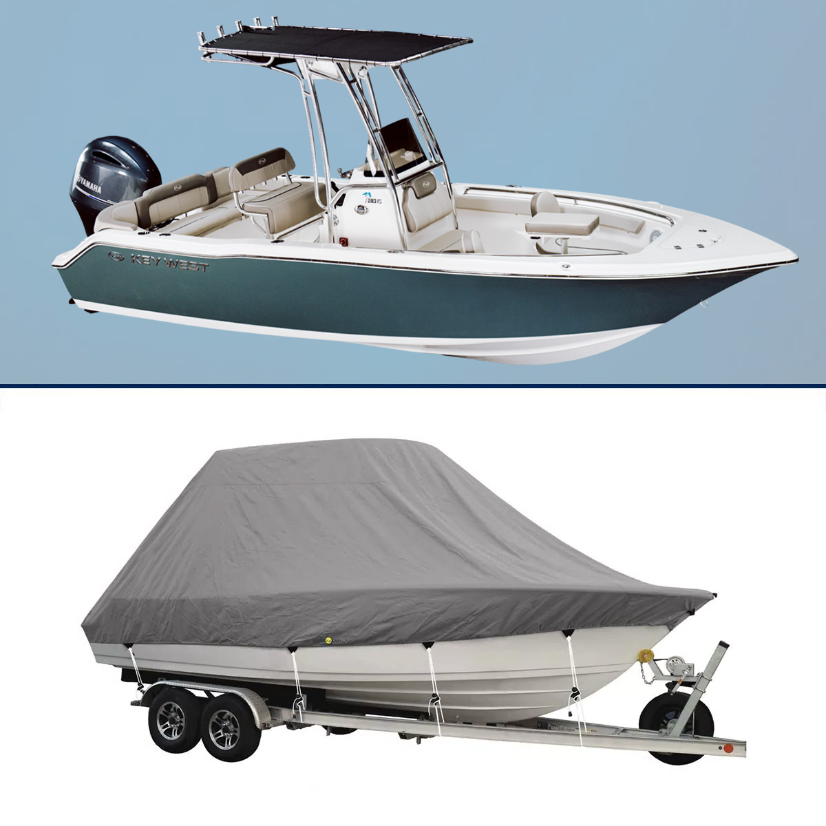 Boat Cover for Key West – Family Sportsman 203 FS
