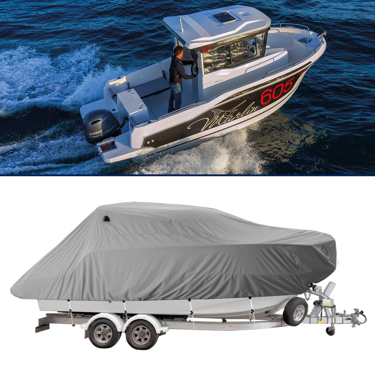 Boat Cover for Jeanneau – Merry Fisher 605 Marlin