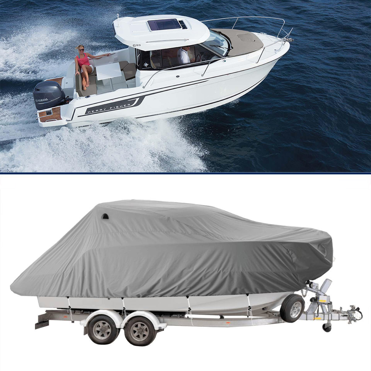 Boat Cover for Jeanneau - Merry Fisher 695 Serie2