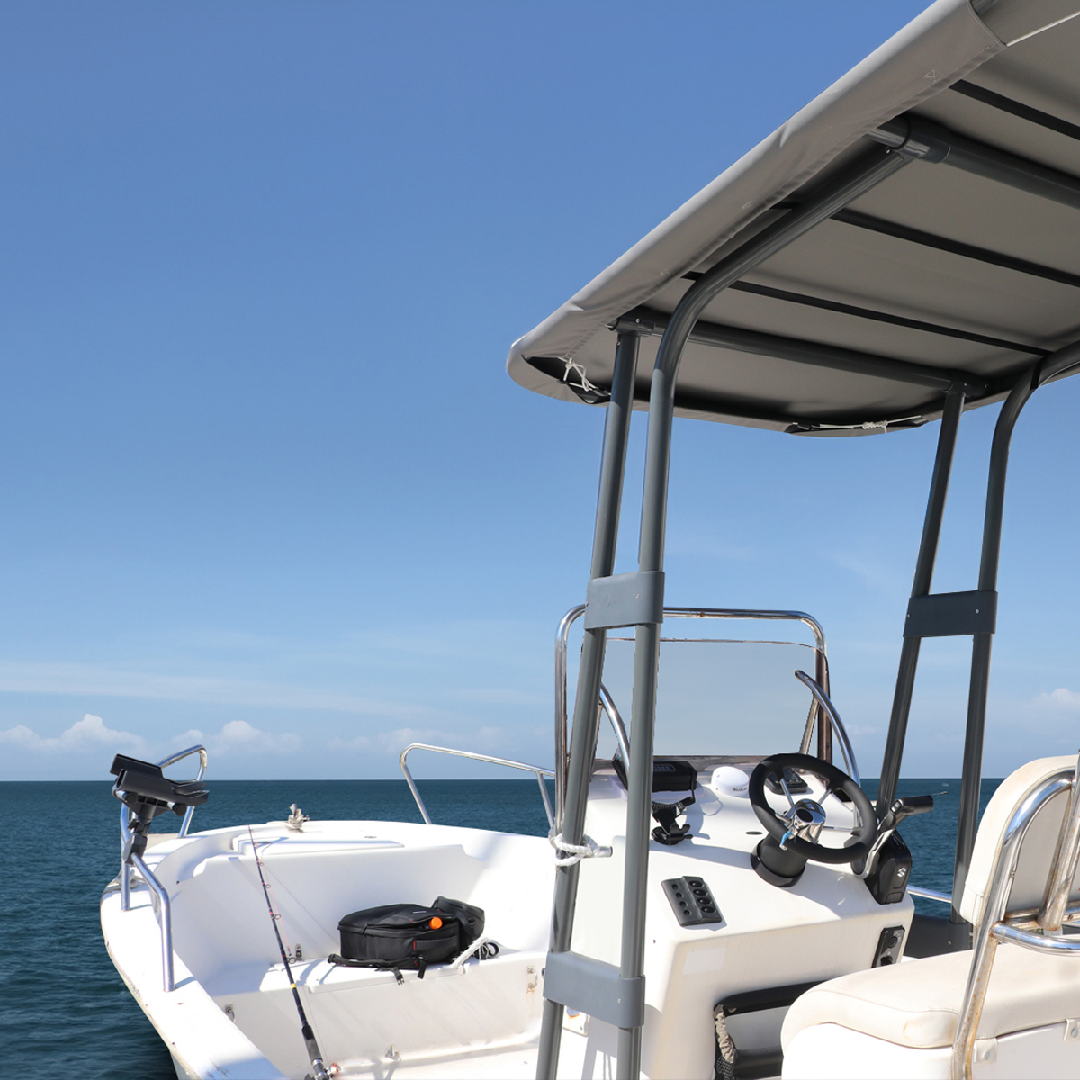 Heavy Duty T-Top Deck Mount: Unmatched Boat Stability