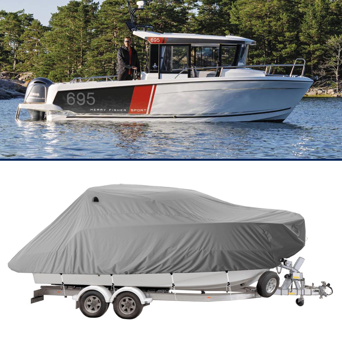 Merry Fisher Boat Cover