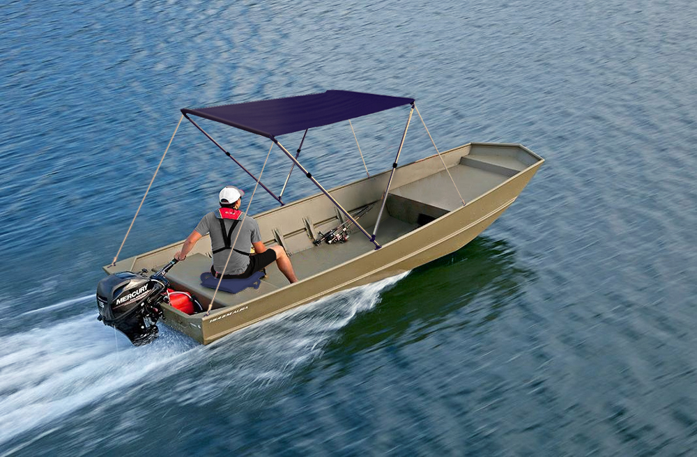 8ft Stainless Steel 4-Bow Bimini Top: Durability